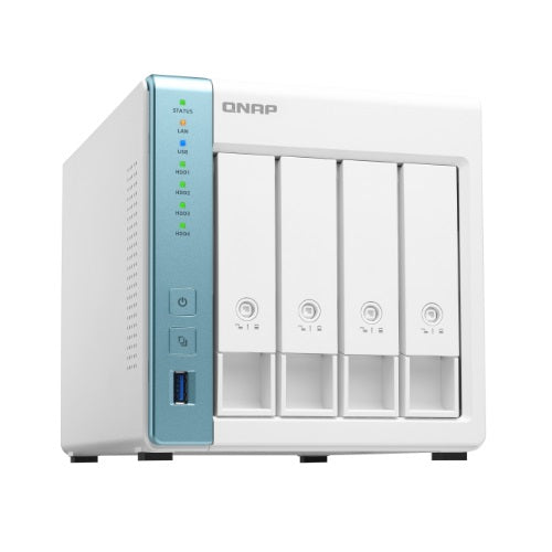 QNAP 4-Bay NAS (No Disk), Alpine QC 1.7GHz, 2GB, 2.5GbE, GbE, USB(3), TWR, 2YR WTY