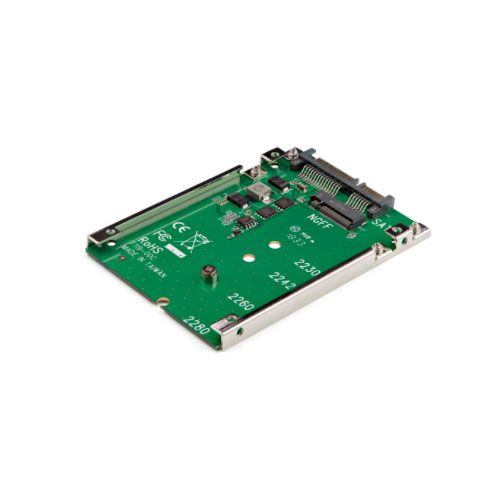 STARTECH M.2 SSD TO 2.5" Sata Adapter Converter, 7MM or Larger 2.5" Sata Bay, 2YR