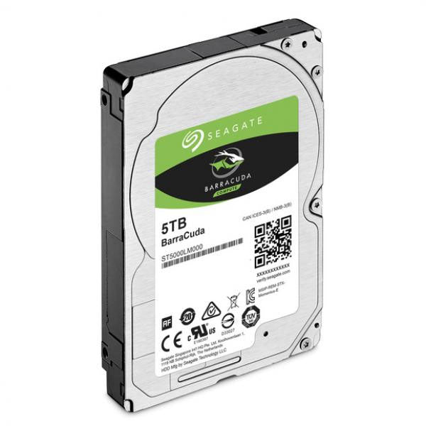 SEAGATE Baeeacuda Internal 2.5" Sata Drive, 5TB, 6GB/S, 5400RPM, 2YR WTY