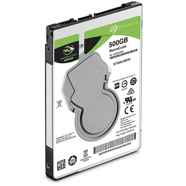 SEAGATE Barracuda Internal 2.5" Sata Drive, 500GB, 6GB/S, 5400RPM, 2YR WTY