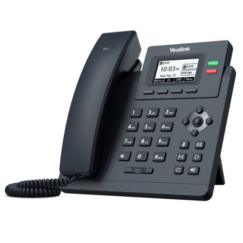 YEALINK (SIP-T31P) 2 LINE IP PHONE WITH HANDSET , 2 PORTS 10/100M ETHERNET SWTICH