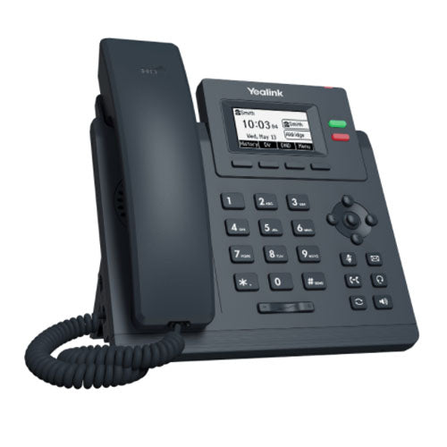 YEALINK (SIP-T31P) 2 LINE IP PHONE WITH HANDSET , 2 PORTS 10/100M ETHERNET SWTICH