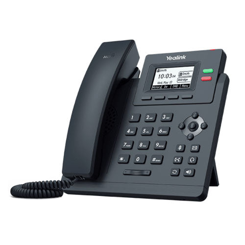 YEALINK (SIP-T31P) 2 LINE IP PHONE WITH HANDSET , 2 PORTS 10/100M ETHERNET SWTICH