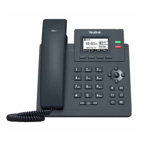 YEALINK (SIP-T31P) 2 LINE IP PHONE WITH HANDSET , 2 PORTS 10/100M ETHERNET SWTICH