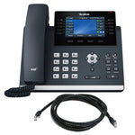 YEALINK (SIP-T46U) 16 Line IP Phone with Handset, 4.3" LCD Screen
