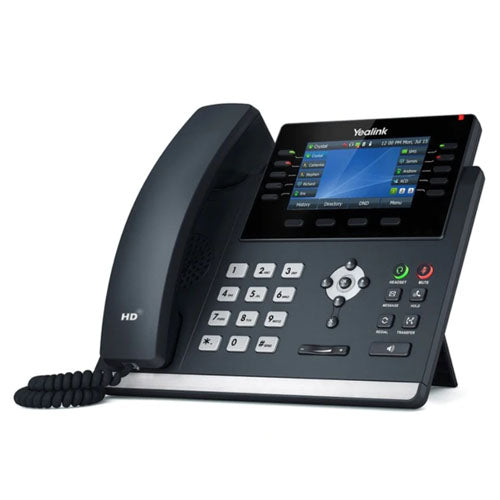 YEALINK (SIP-T46U) 16 Line IP Phone with Handset, 4.3" LCD Screen