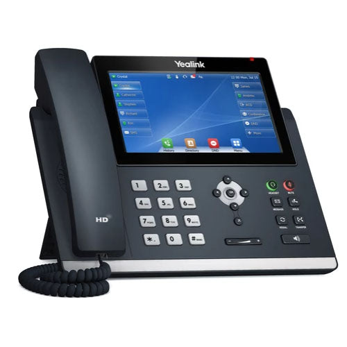 YEALINK (SIP-T48U) Gigabit IP Phone with Handset, 7" LCD Screen