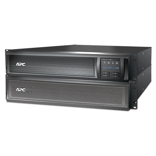 APC Smart UPS (SMX), 1500VA, IEC(8), EXT BATT(0/5), Network, LCD, 2U Rack/TWR, 3YR