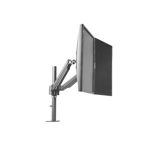 SPEED Dual Monitor Arm Gas Spring Mount, UP TO 27"& 7KG Per Arm, 100x100 VESA, Life WTY