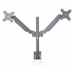 SPEED Dual Monitor Arm Gas Spring Mount, UP TO 27"& 7KG Per Arm, 100x100 VESA, Life WTY