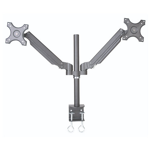 SPEED Dual Monitor Arm Gas Spring Mount, UP TO 27"& 7KG Per Arm, 100x100 VESA, Life WTY