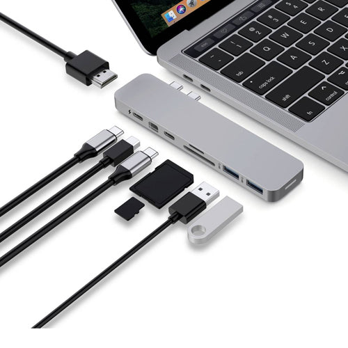 HYPER HyperDrive Pro 8-in-2 USB-C Hub - Gray