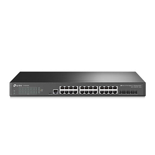 TP-LINK TL-SG3428X Jetstream 24-Port GIigabit L2+ Managed Switch,With 4 10GE SFP+ Slots