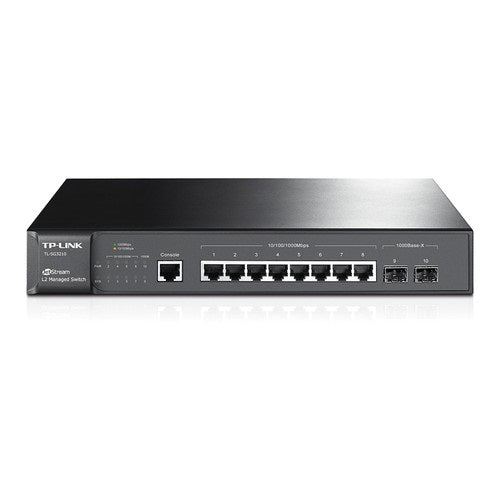 TP-LINK (TL-SG3210) 8 Port Gigabit L2+ Managed Switvh GbE(8),SFP(2), 5YR