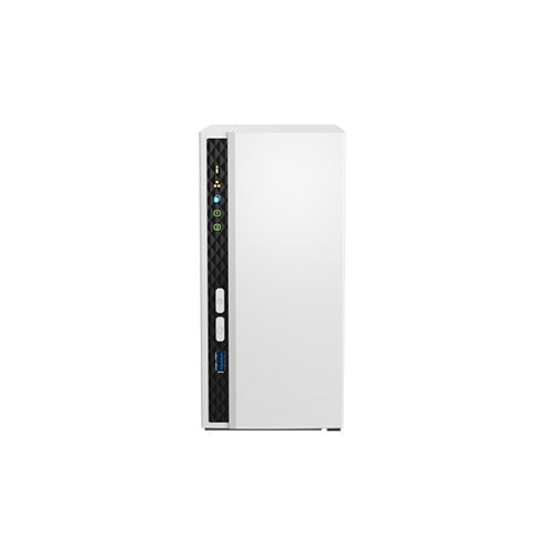 QNAP 2-Bay NAS (NO DISK), ARM QC 2.0GHz, 2GB, GbE(2), USB(3), TWR, 2YR WTY