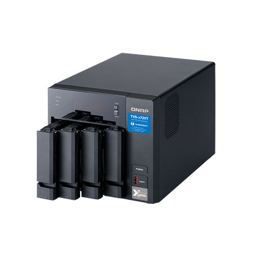 QNAP 4-Bay NAS (No Disk) Intel QC 3.1GHz, 4GB, 10GbE(1), GbE(2), T3(2), TWR, 2YR WTY