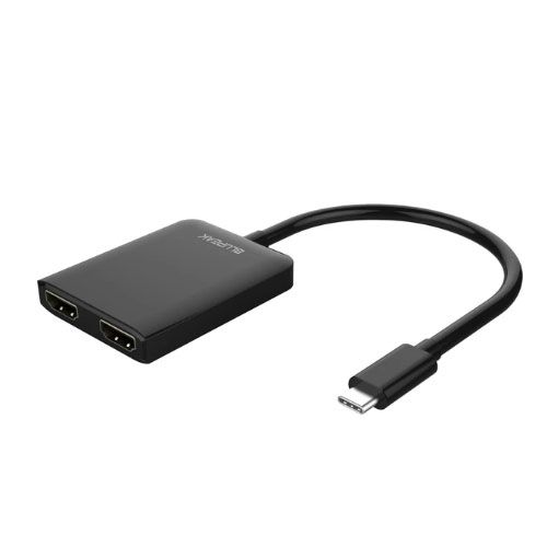 BLUPEAK USB-C to Dual HDMI 4K2K Adapter (2 Year Warranty