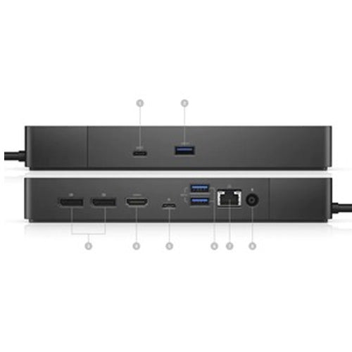 DELL WD19DCS USB-C Docking Station, USB(3), Dual USB-C Connectors, HDMI, DP, LAN, 3YR