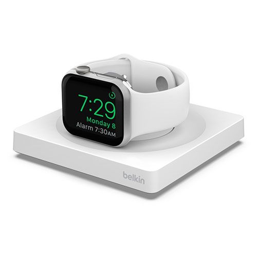 BELKIN BoostCharge Pro Portable Fast Charger For Apple Watch, White