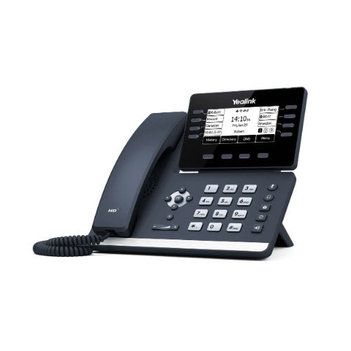 YEALINK (SIP-T53W) 12 Line IP Phone with Handset,Bluetooth and Wifi,3.7" LCD Screen