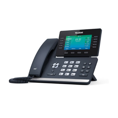 YEALINK (SIP-T54W) 16 Line Ip Phone with Handset,Bluetooth and Wifi,4.3" LCD Screen