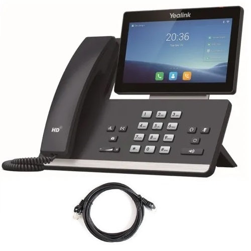 YEALINK (SIP-T58W) IP Phone with Handset, Built Bluetooth and Wifi,7" Touch Screen